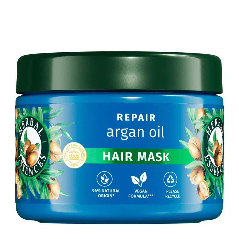 Argan Oil Repair Vegan Hair Mask For Damaged Hair, Silicone Free
