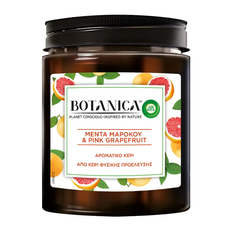 Aromatic Candle - Moroccan Mint & Pink Grapefruit
