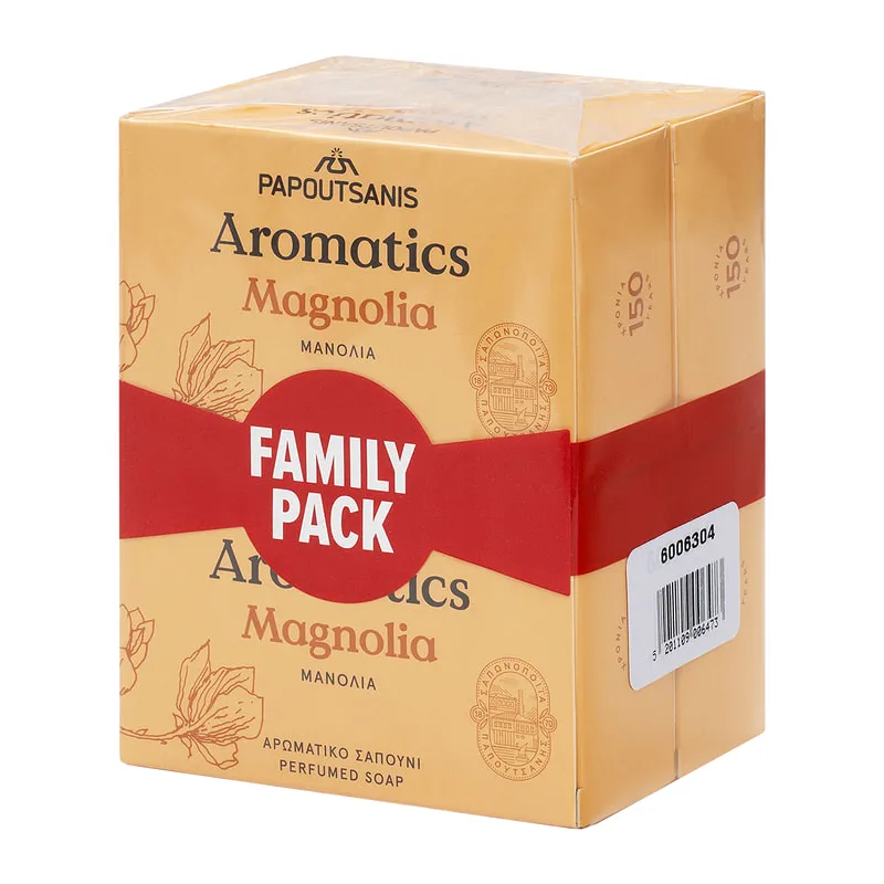 Aromatics Soap Bar Magnolia Family Pack