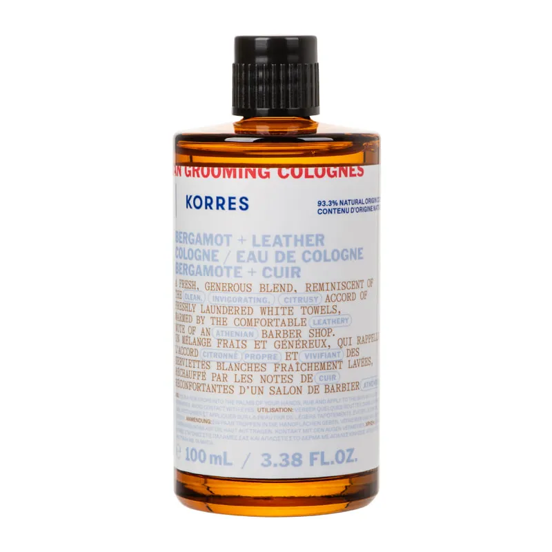 ​Athenian Grooming Bergamot & Leather Eau de Cologne