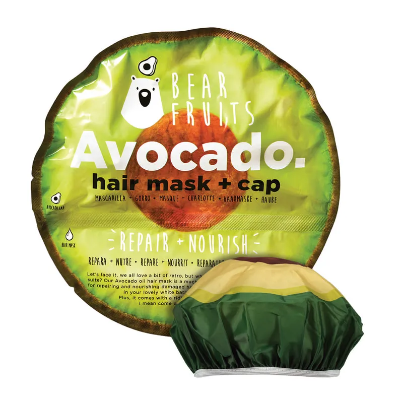 Avocado Hair Mask and Cap