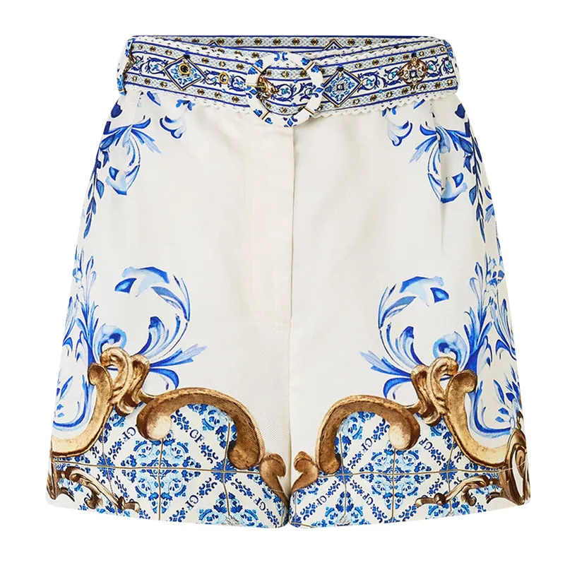 Tuck front short Azul adventures
