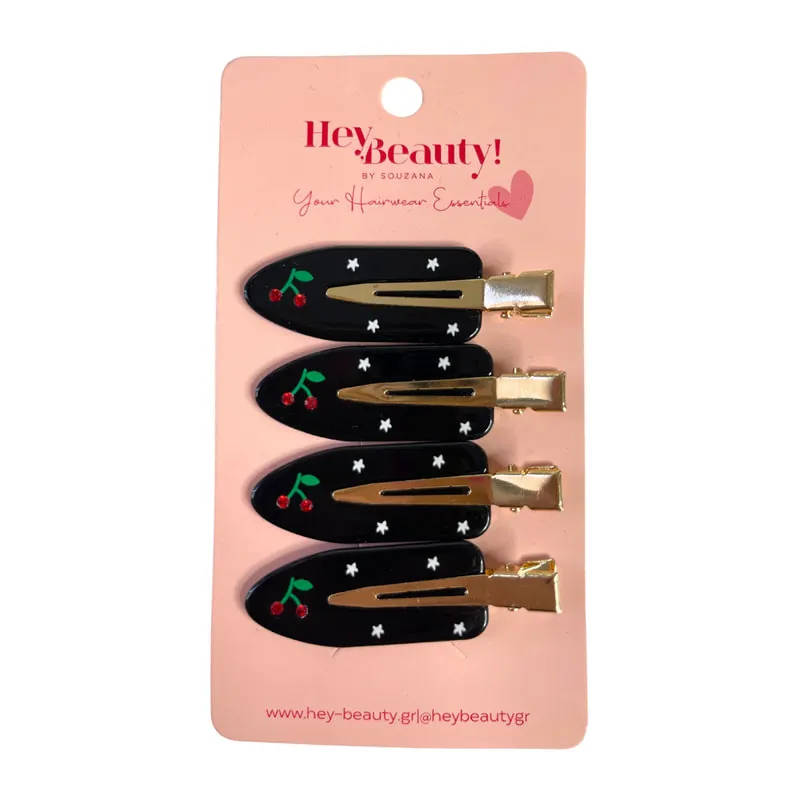 Backstage Clips In Black Cherry