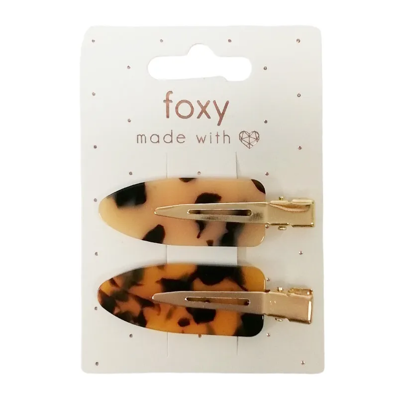 Backstage Hair Clips Tortoise