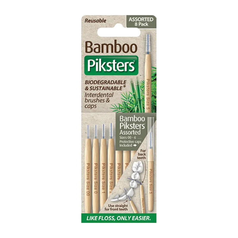 Bamboo Interdental Brushes Assorted