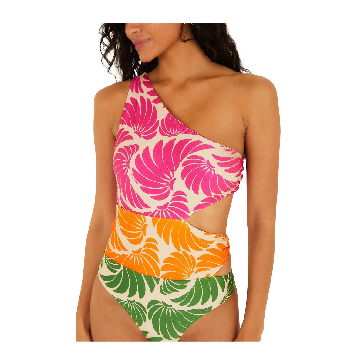 Women's one-shoulder swimsuit Banana Wings