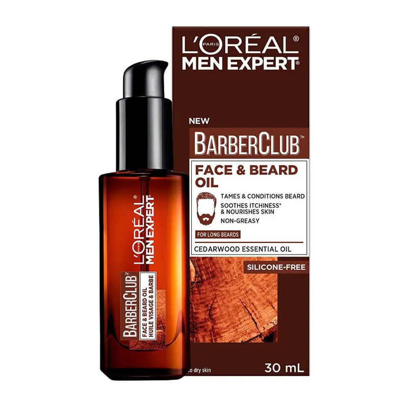Barber Club Έλαιο Ενυδάτωσης & Διαμόρφωσης για Πρόσωπο και Μούσια