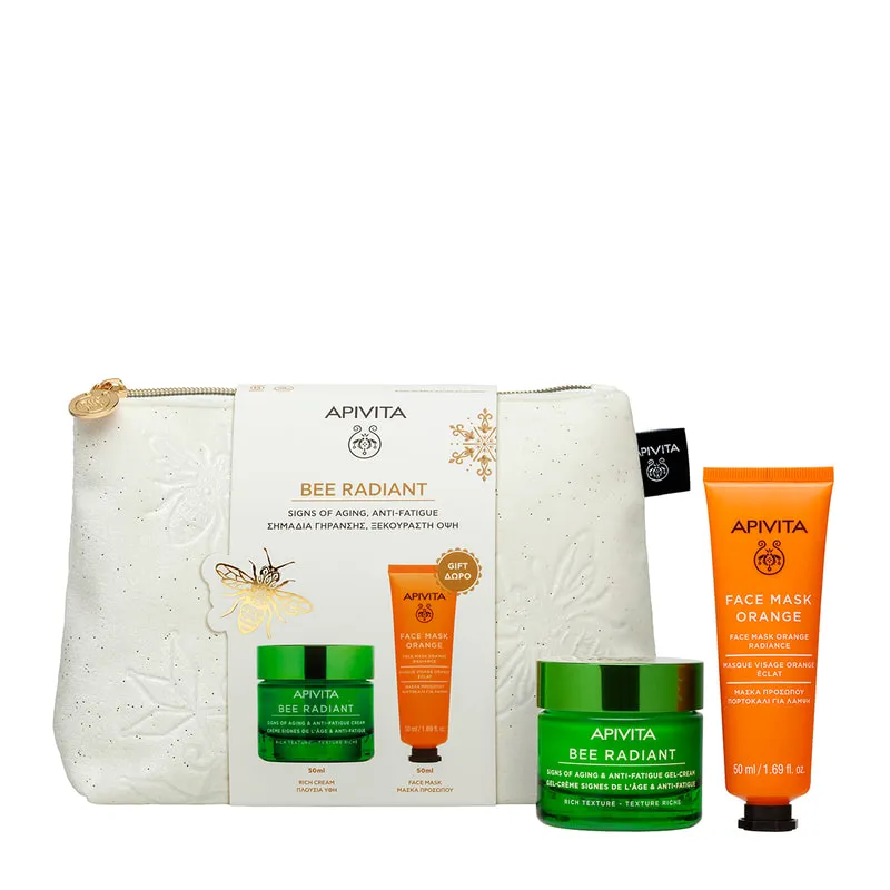 Bee Radiant Rich Texture Cream With Radiance Mask Gift Set