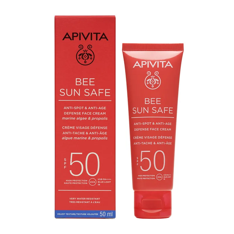 Bee Sun Safe Κρέμα Προσώπου κατά των Πανάδων & των Ρυτίδων SPF50