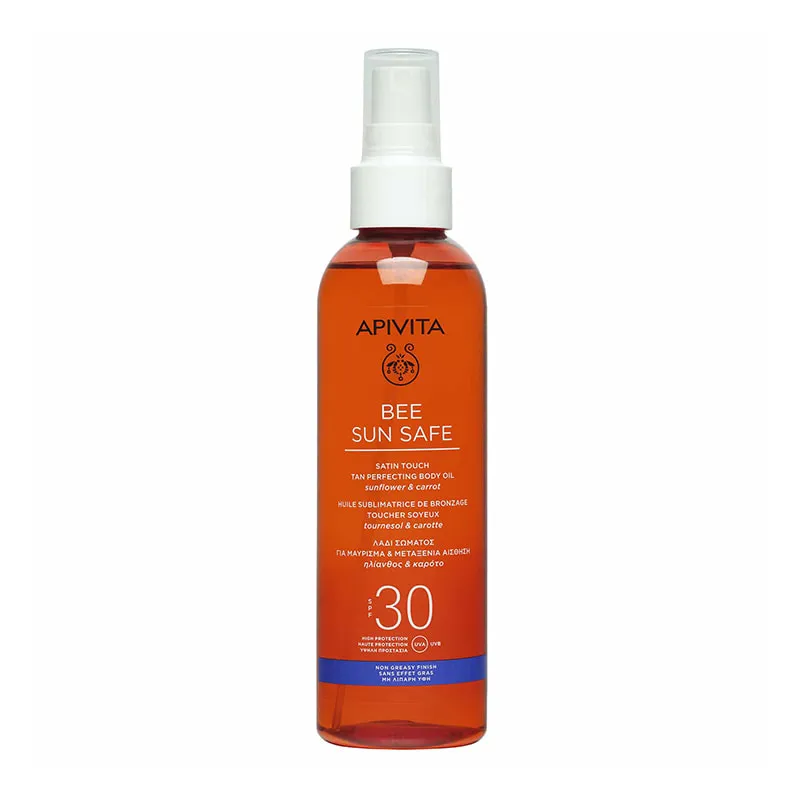 Bee Sun Safe Satin Touch Tan Perfecting Body Oil SPF30