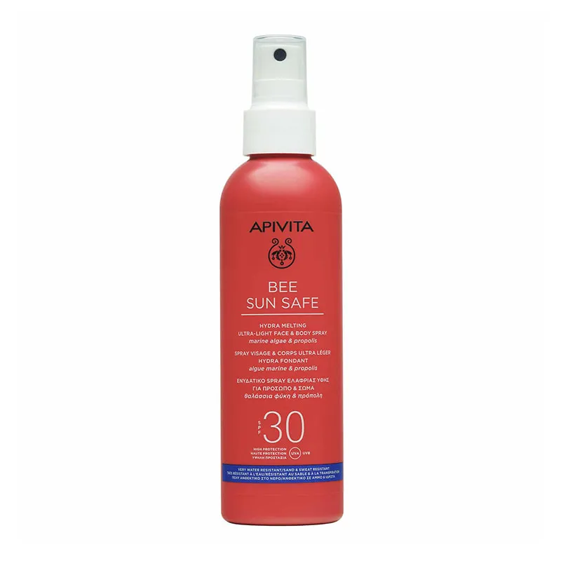 Bee Sun Safe Ενυδατικό Spray Ελαφριάς Υφής για Πρόσωπο & Σώμα SPF30