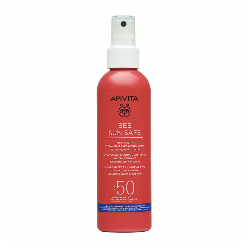 Bee Sun Safe Ενυδατικό Spray Ελαφριάς Υφής για Πρόσωπο & Σώμα SPF50