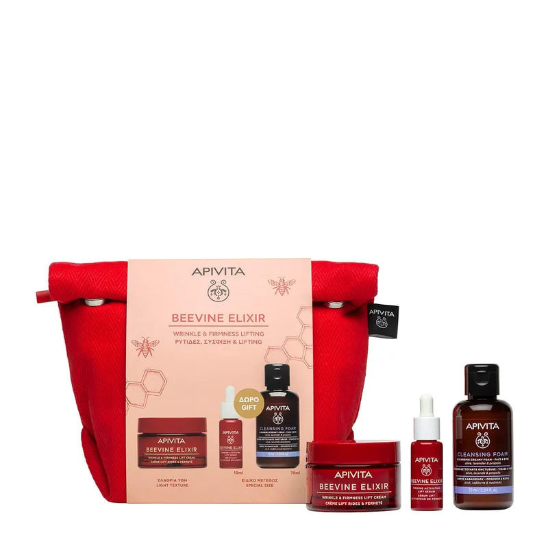 Beevine Elixir Αντιρυτιδική Κρέμα για Σύσφιξη & Lifting Ελαφριάς Υφής Σετ Δώρο