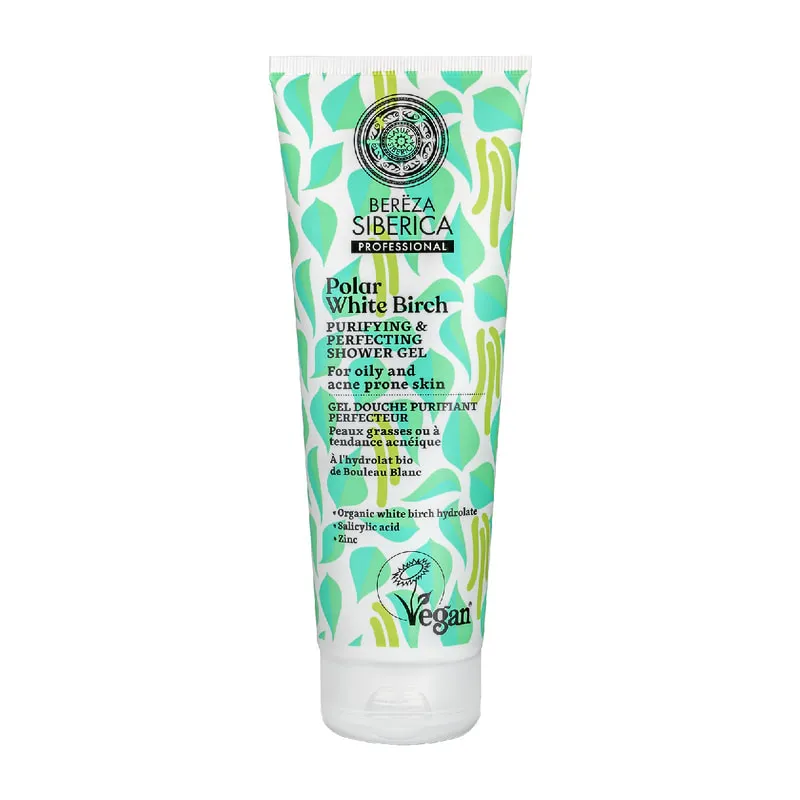 Bereza Siberica Polar White Birch, Purifying & Perfecting Shower Gel