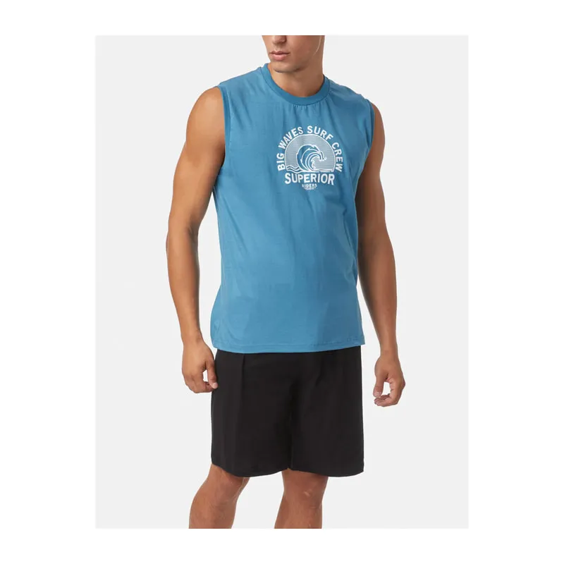 Big waves sleeveless pyjama set