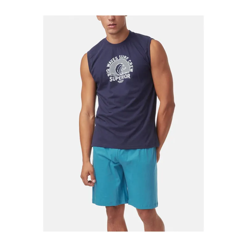 Big waves sleeveless pyjama set