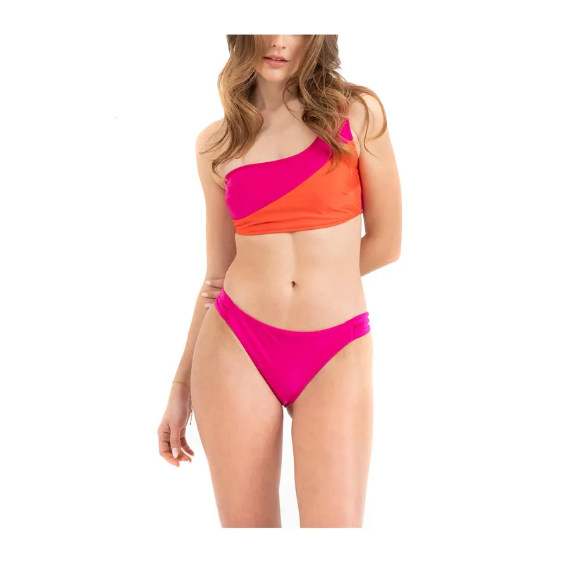 Bikini one-shoulder top