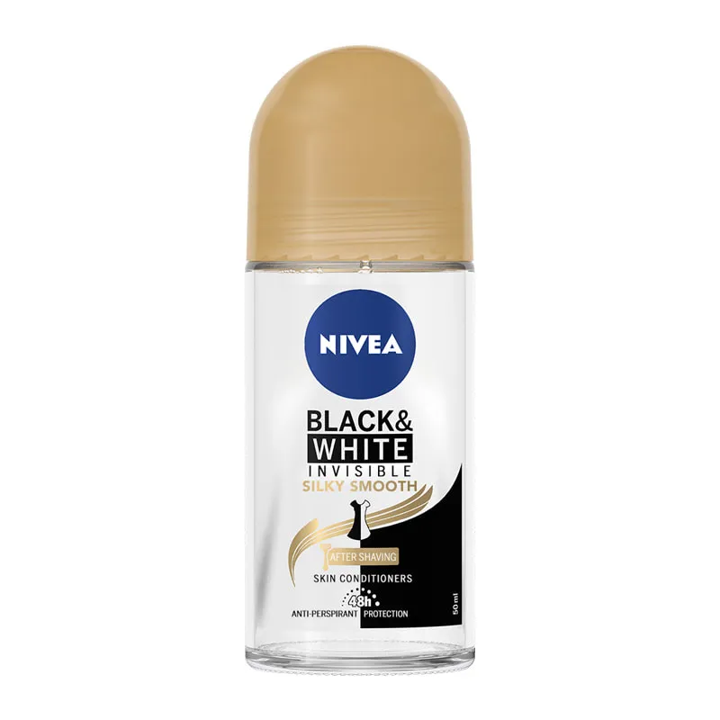 Black & White Silk Smooth Roll-On Αποσμητικό Γυναικείο