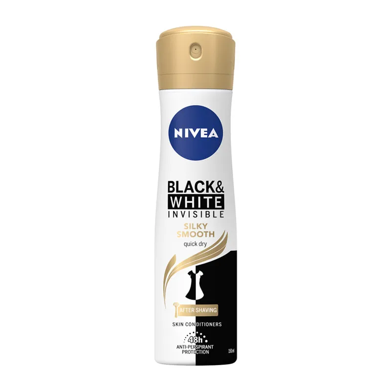Black & White Silk Smooth Spray Αποσμητικό Γυναικείο
