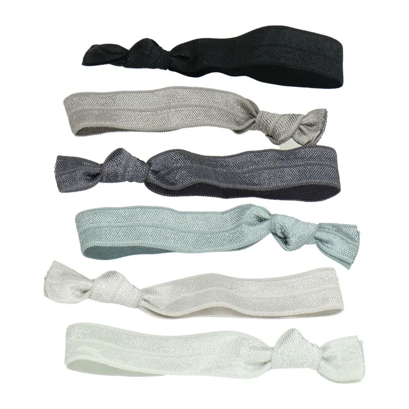 Black Hair Knotted Polytailers Set