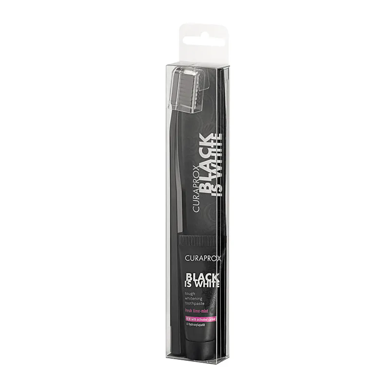 Black is White Light Pack - Whitening Toothpaste & CS Toothbrush