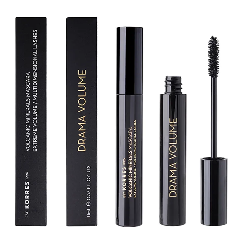 Black Volcanic Minerals Drama Volume Mascara