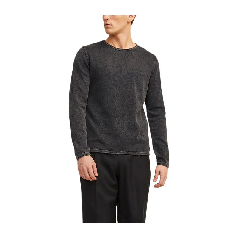 Sweater with a bleached look