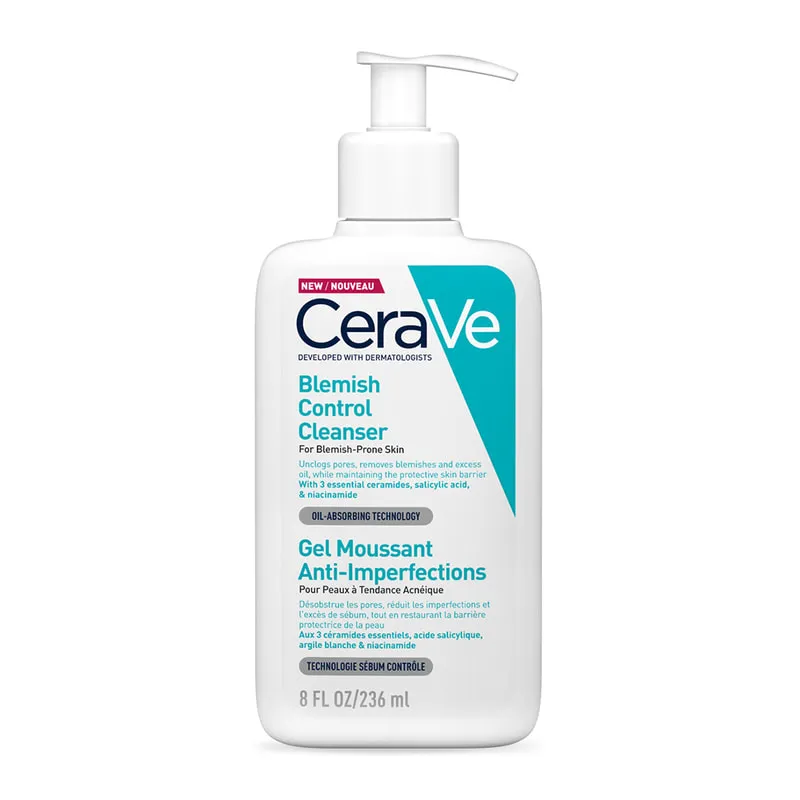 Blemish Control Cleanser Gel with Salicylic Acid & Ceramides