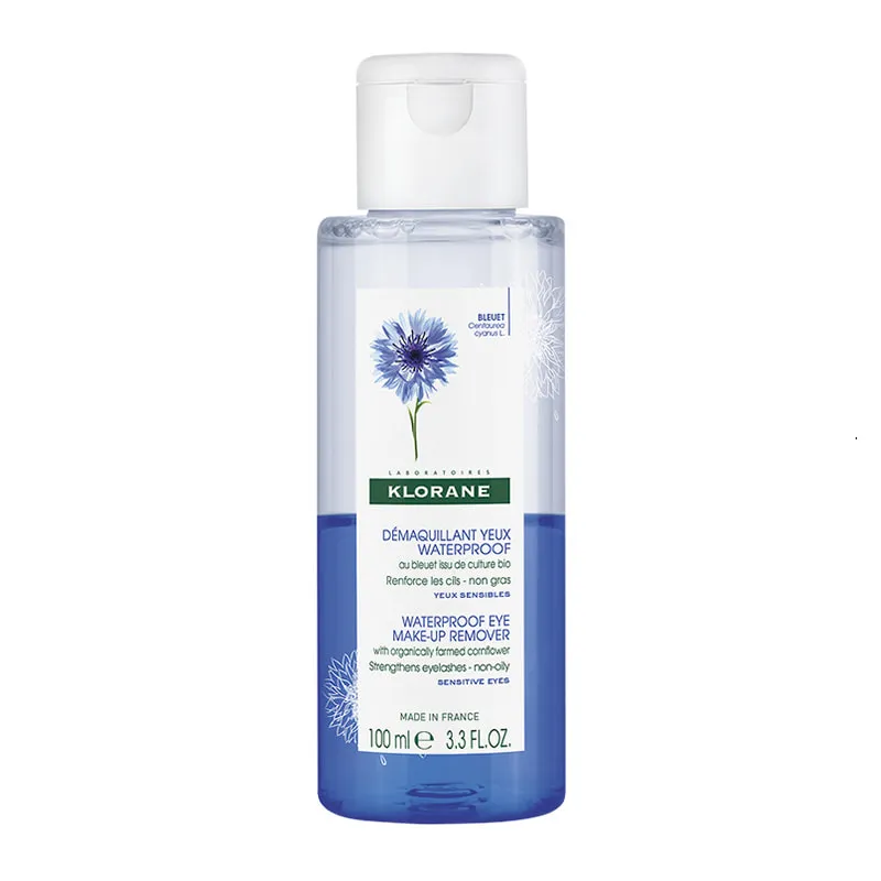 Bleuet Two Phase Water for Removing Waterproof Makeup with Organically Farmed Cornflower 100ml