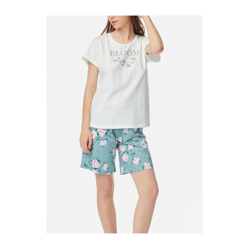Bloom short sleeve pyjama set