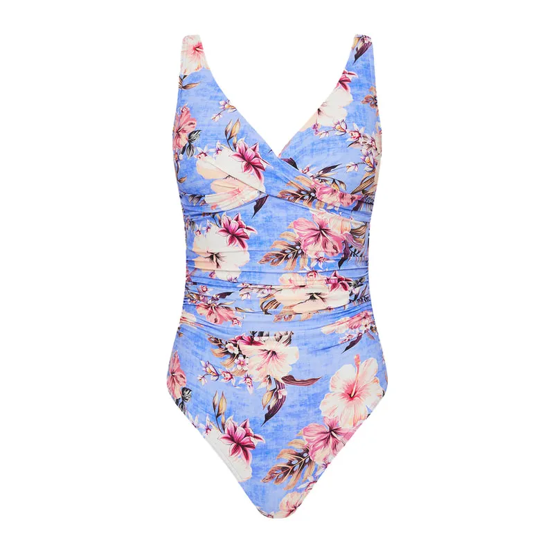 Blue Hawaii Cross Front Multifit One piece