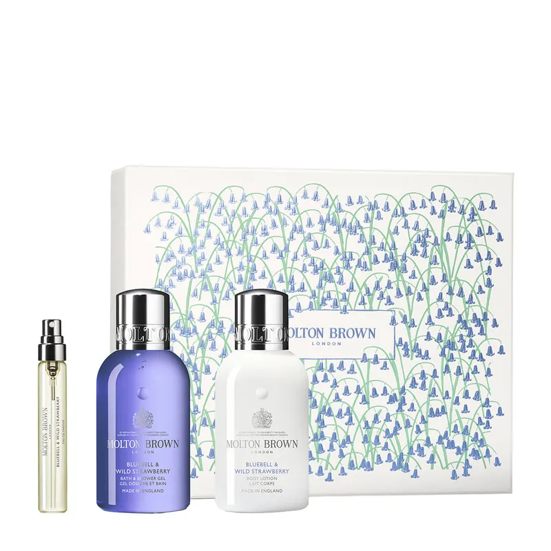 Bluebell & Wild Strawberry Travel Gift Set
