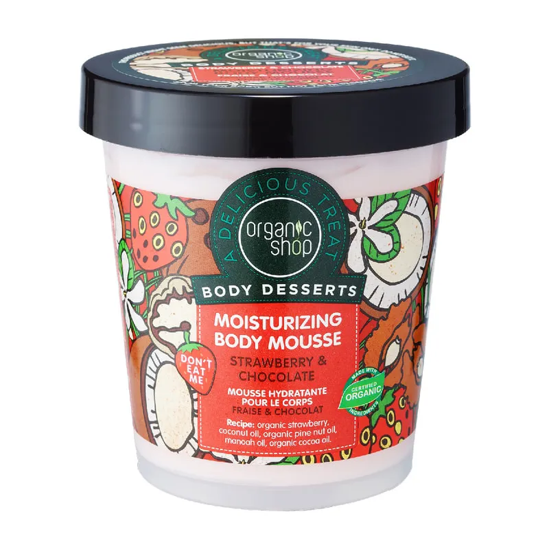 Body Dessert Strawberry & Chocolate Moisturizing Body Mousse