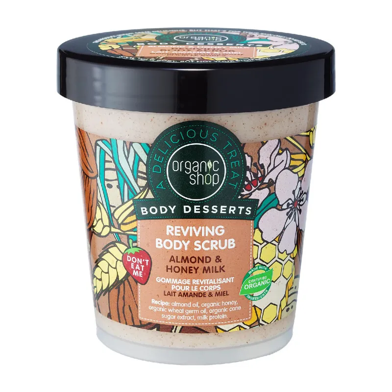 Body Desserts Almond & Honey Milk Reviving Body Scrub