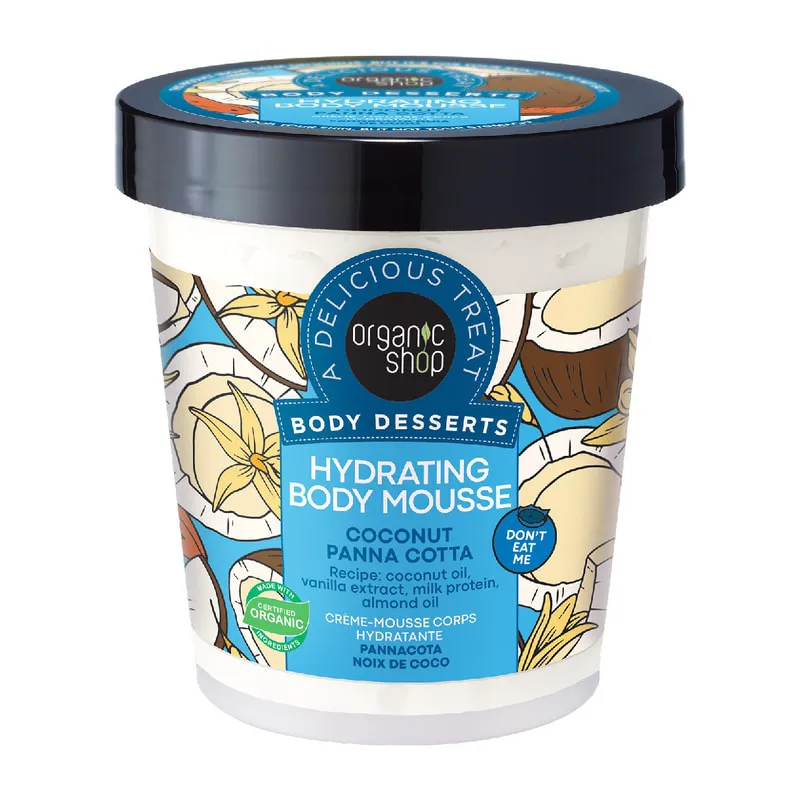 Body Desserts Hydrating Body Mousse Coconut Panna Cotta