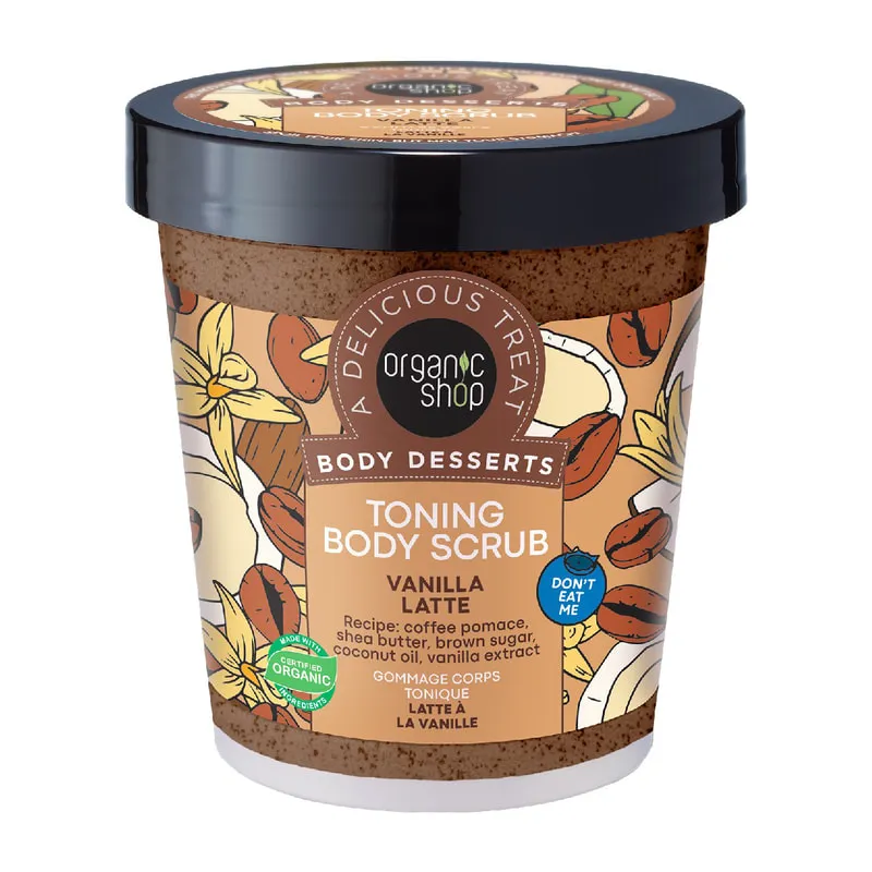Body Desserts Toning Body Scrub Vanilla Latte