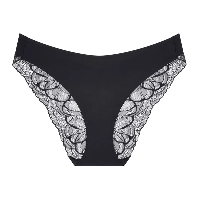 Body make-up illusion lace highleg tai briefs