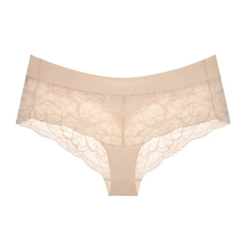 Body make-up illusion lace shorty slip