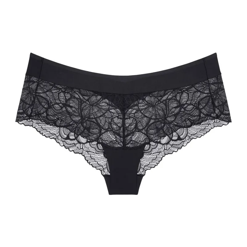 Body make-up illusion lace shorty briefs
