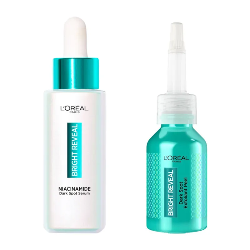 Bright Reveal Βραδινή Ρουτίνα Περιποίησης Με Ορό & Peeling Προσώπου Με Νιασιναμίδη Κατά Των Σκούρων Κηλίδων