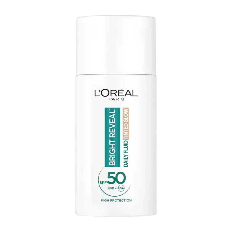 Bright Reveal Face Cream with Niacinamide, Color & SPF50 Medium
