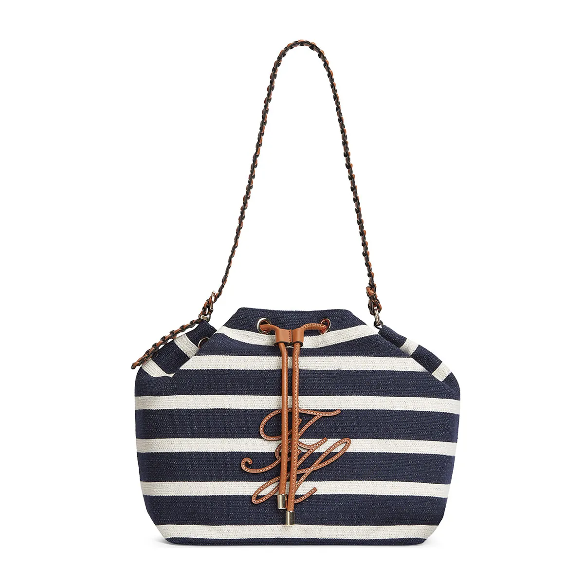 Fabric bucket bag
