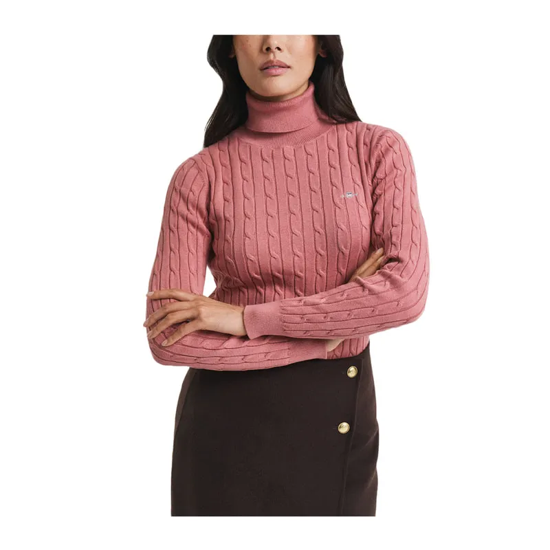 Cable Knit Turtleneck Sweater
