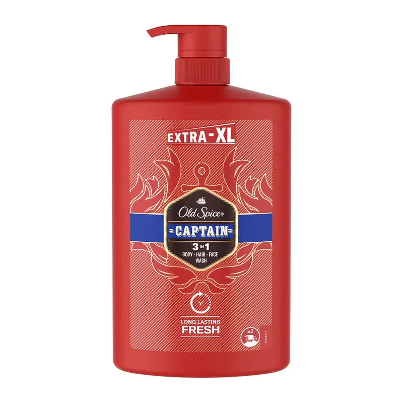 Captain Shower Gel & Shampoo For Men