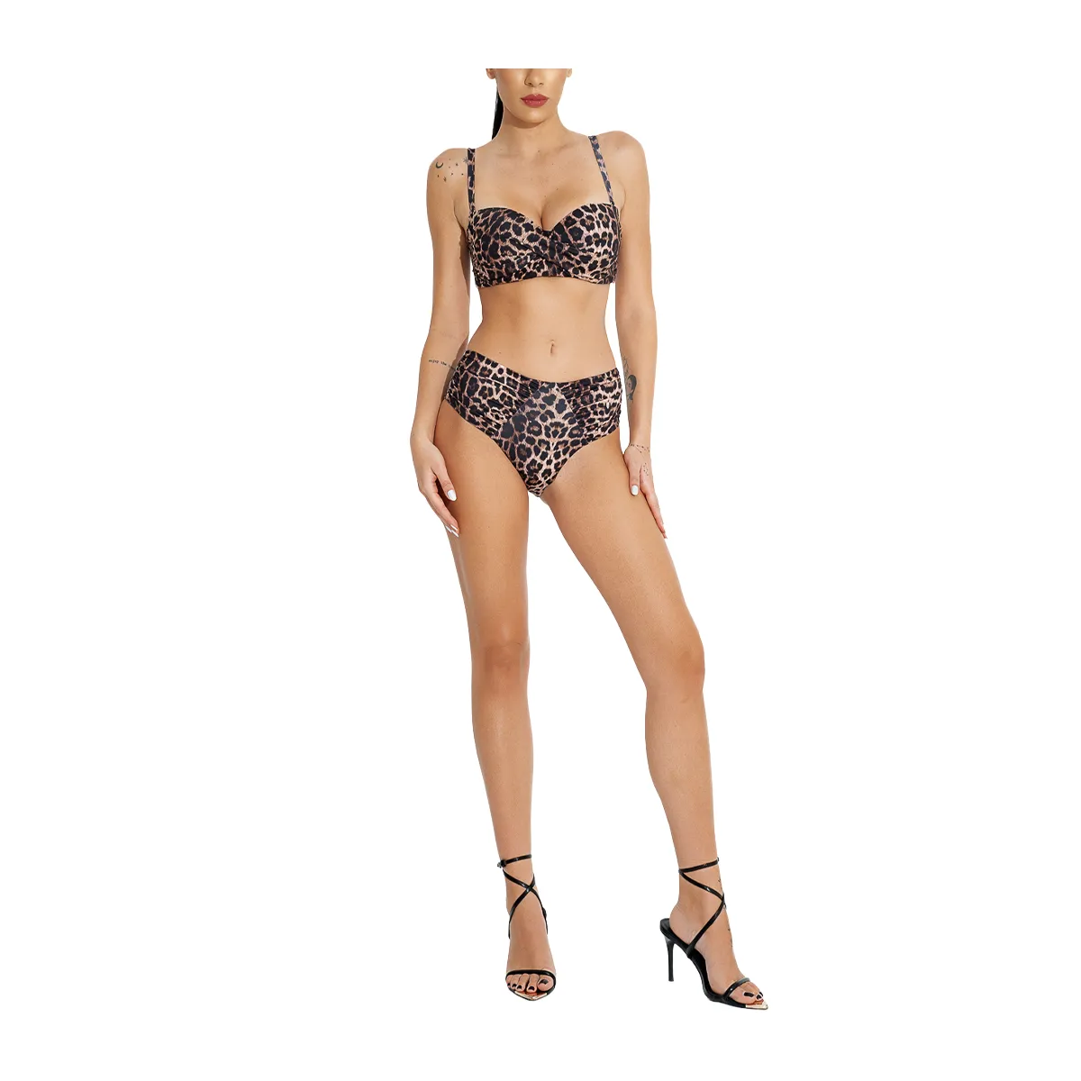 Cat call strapless underwire bikini top in cup D