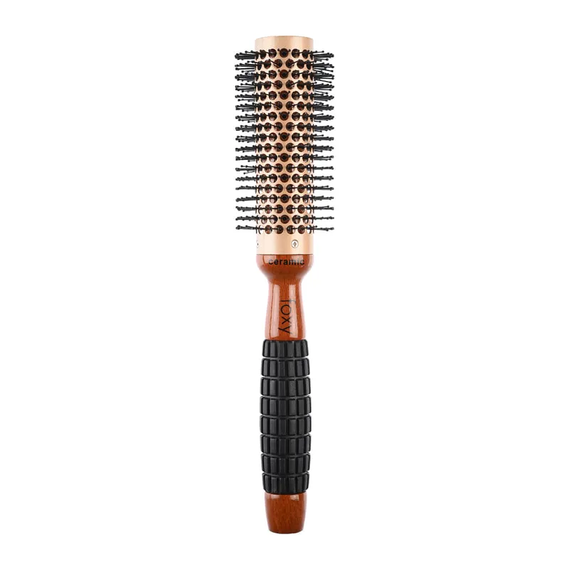 Ceramic Hair Brush Sand Gold 30mm