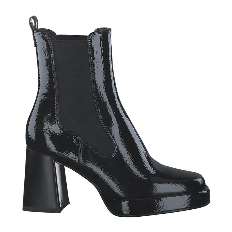 Chelsea boots with a square heel