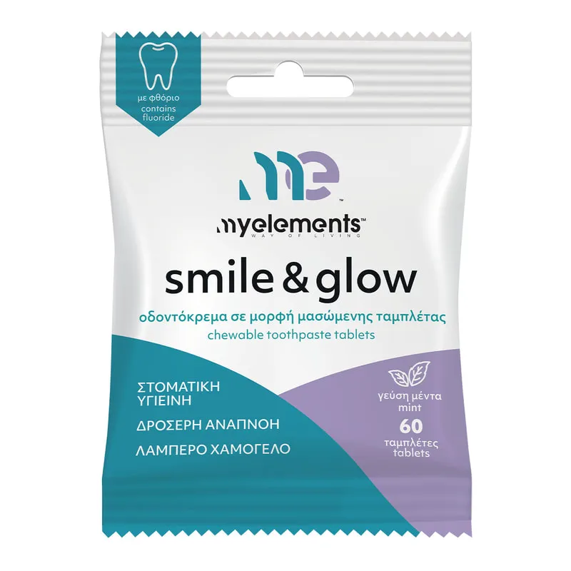 Chewable Toothpaste Tablets - Smileglow - Adult - Mint With Fluoride