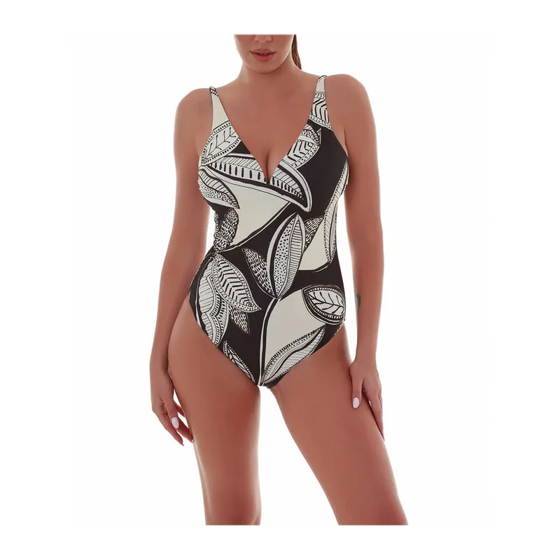 Chic Escape printed onepiece swimsuit