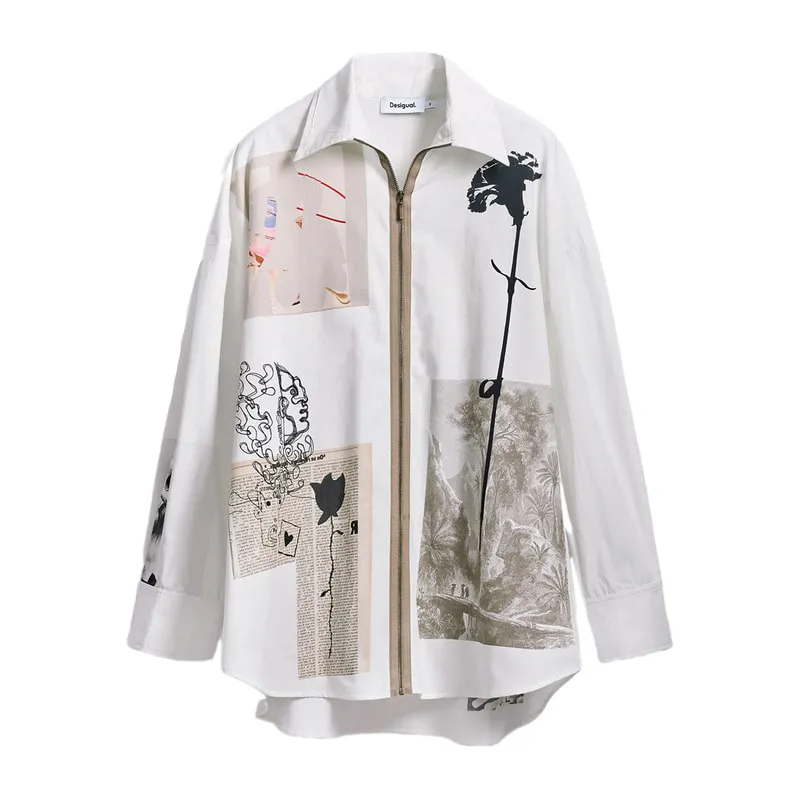 Christian Lacroix patterned shirt